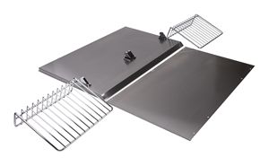 Backguard with Shelf - 30" Stainless Steel